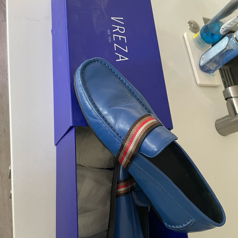 Men's Blue Loafers